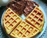 Gambar langkah 9 resipi Waffle Rangup.