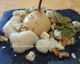 Foto del paso 3 de la receta: Ensalada con verduras al vapor y pera escalfada con balsámico 