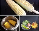 A picture of step 1 of Corn pakoda.