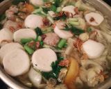 Foto langkah ke 9 dari resep Assorted Meatballs and Veggies Soup.