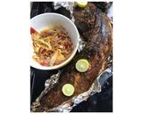 A picture of step 2 of Whole grilled Fish.