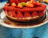 Fraiser eper torta recept fázis 4 fotója