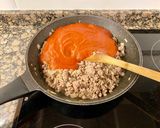 Foto del paso 6 de la receta Spaghettis picantes a la boloñesa sin gluten