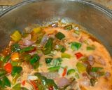 A picture of step 4 of Chilli potato.