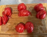 Une image de l'étape 4 de Poireaux vinaigrette aux tomates et olives.