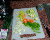 Foto del paso 1 de la receta: Sopa de verduras con fideos Udon
