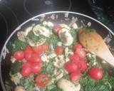 Foto del paso 5 de la receta: Quiche de espinacas, champiñones y tomate cien por cien casero