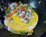 Scrambled Egg with Leftover Vegetables and Cheese recipe step 2 photo