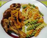 Foto del paso 8 de la receta: Pollo a la naranja con fideo a la manteca