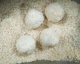 Foto langkah ke 3 dari resep Onde Onde renyah ubi ungu.
