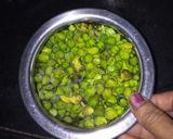 A picture of step 1 of Green Chana burfi.