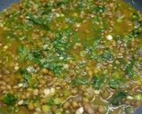 A picture of step 6 of Hariyala Moong.