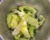 A picture of step 4 of Crab and Apple  Salad.