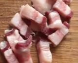 Foto del paso 6 de la receta Espirales con panceta salada ibérica, para comer en familia