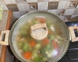 Foto langkah ke 5 dari resep Sapo Tahu Ayam Udang.