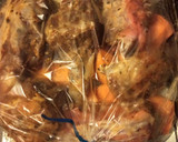 Foto del paso 3 de la receta: Bacaray C/papas, boñiatos y salsa blanca al horno