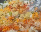 A picture of step 3 of Mix Vegetable Paratha with Cheese Slice Spread.
