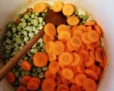 Egyszerű zöldborsóleves recept fázis 2 fotója