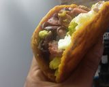 Foto del paso 10 de la receta: Arepa de zapallo / ahuyama rellena... 🎃🍘🍘🎃