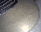A picture of step 4 of Yam with sauce.