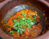 A picture of step 3 of South Indian style egg rice.