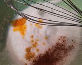 Foto del paso 2 de la receta: Tarta de chocolate rellena de confitura de 🍓 fresa y 🎃calabaza