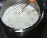 A picture of step 4 of White sauce pasta.
