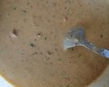 A picture of step 3 of Mix veg besan chila.