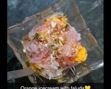 A picture of step 5 of Orange ice cream with faluda.