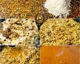A picture of step 2 of Uttar Pradesh Urad Daal Aur Naye Chawal ki Khichdi Aloo Bharte Aur Hari Chutney (dinner or lunch).