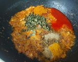 A picture of step 3 of Methi Chole Masala.