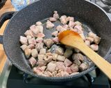 A picture of step 5 of Pork Sauté with Fennel and Cheesy Zucchini.