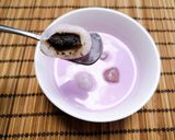 รูปขั้นตอนการทำที่ 4 ของ บัวลอยงาดำนมมันม่วง