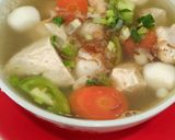 Foto langkah ke 4 dari resep Sup Tahu Bakso Ikan.