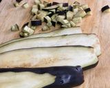 Une image de l'étape 2 de Salade d'aubergines et d'œufs.