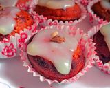 A picture of step 7 of Red Velvet Cake Bites.
