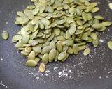 A picture of step 1 of Pumpkin seeds chikki.