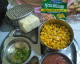 ચીઝ કોર્ન પીઝા (Cheese Corn Pizza Recipe In Gujarati) રેસીપી સ્ટેપ3ફોટો