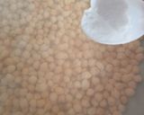 A picture of step 1 of چنا چاٹ.