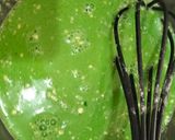 Foto langkah ke 2 dari resep Bingka Pandan Kukus.