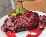 Foto del paso 9 de la receta: Berenjena🍆en salsa ahumada con champiñones🍄y remolacha🍄