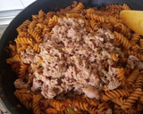 Foto del paso 3 de la receta: Mi versión de fusilli de lentejas con verduras y Atún