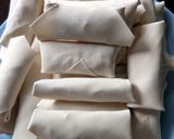 Foto langkah ke 4 dari resep Lumpia Bung Kulit Pangsit (Isi Rebung Wortel Cambah).