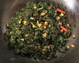 A picture of step 3 of Kumro Pata-Chingri Bata (Pumpkin Leaves - Prawns Chutney - Bong Style).