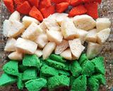 A picture of step 1 of Tadka Tri colour idly.