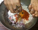 A picture of step 1 of Ghee Residue Parathas.