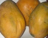 A picture of step 1 of Mango Smoothie.