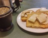 Foto del paso 2 de la receta: Tostadas con tofu y miel con yerba mate con jengibre
