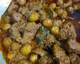 Foto langkah ke 9 dari resep Rendang Daging with Baby Potatoes (Kentang Kecil).