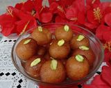 A picture of step 4 of #BCR Gulab jamun.